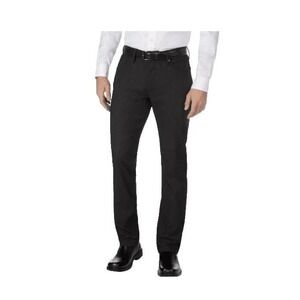 US Urban Star Men's 32x32 Stretch Relaxed Fit Straight Leg Pants Charcoal Gray